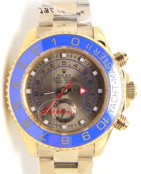 Rolex YACHT-MASTER II Blue Ceramic Bezel Gold Watch